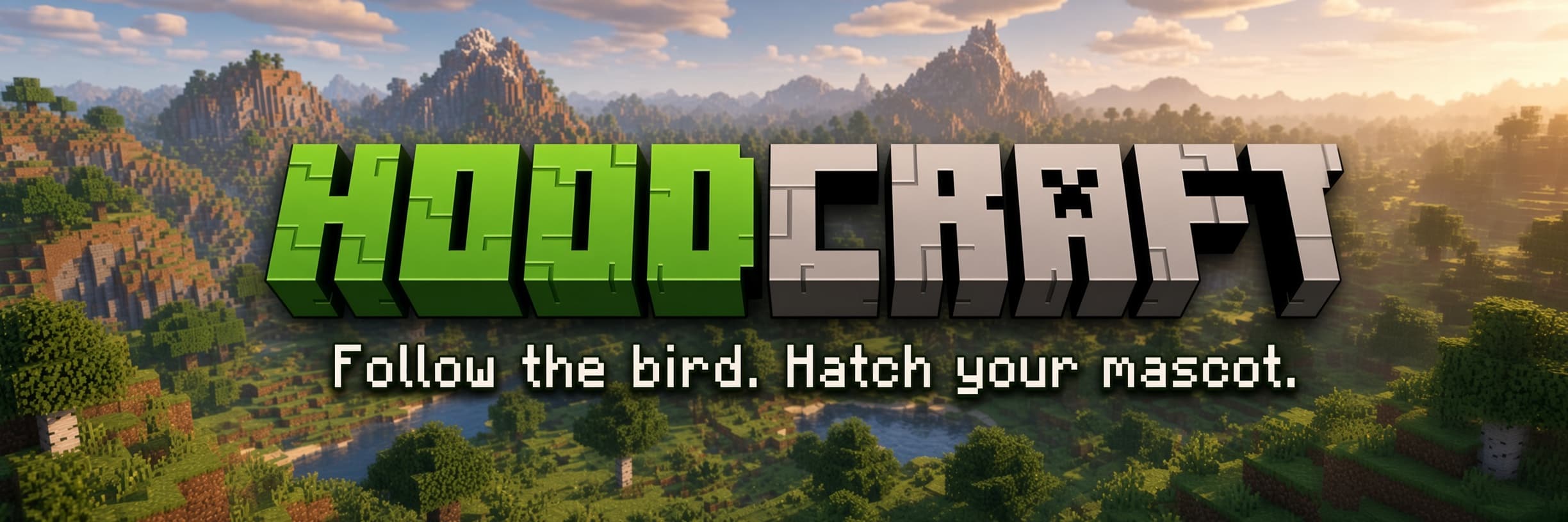 HoodCraft — follow the bird, hatch your mascot